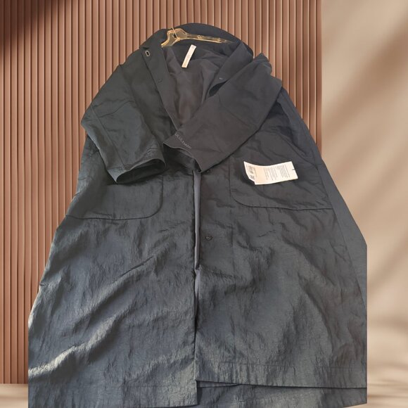 NWT Lululemon Black Lightweight A-Line Coat Size 6 Collared New - Picture 8 of 15